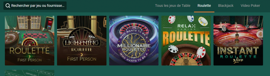 roulette en ligne cresus